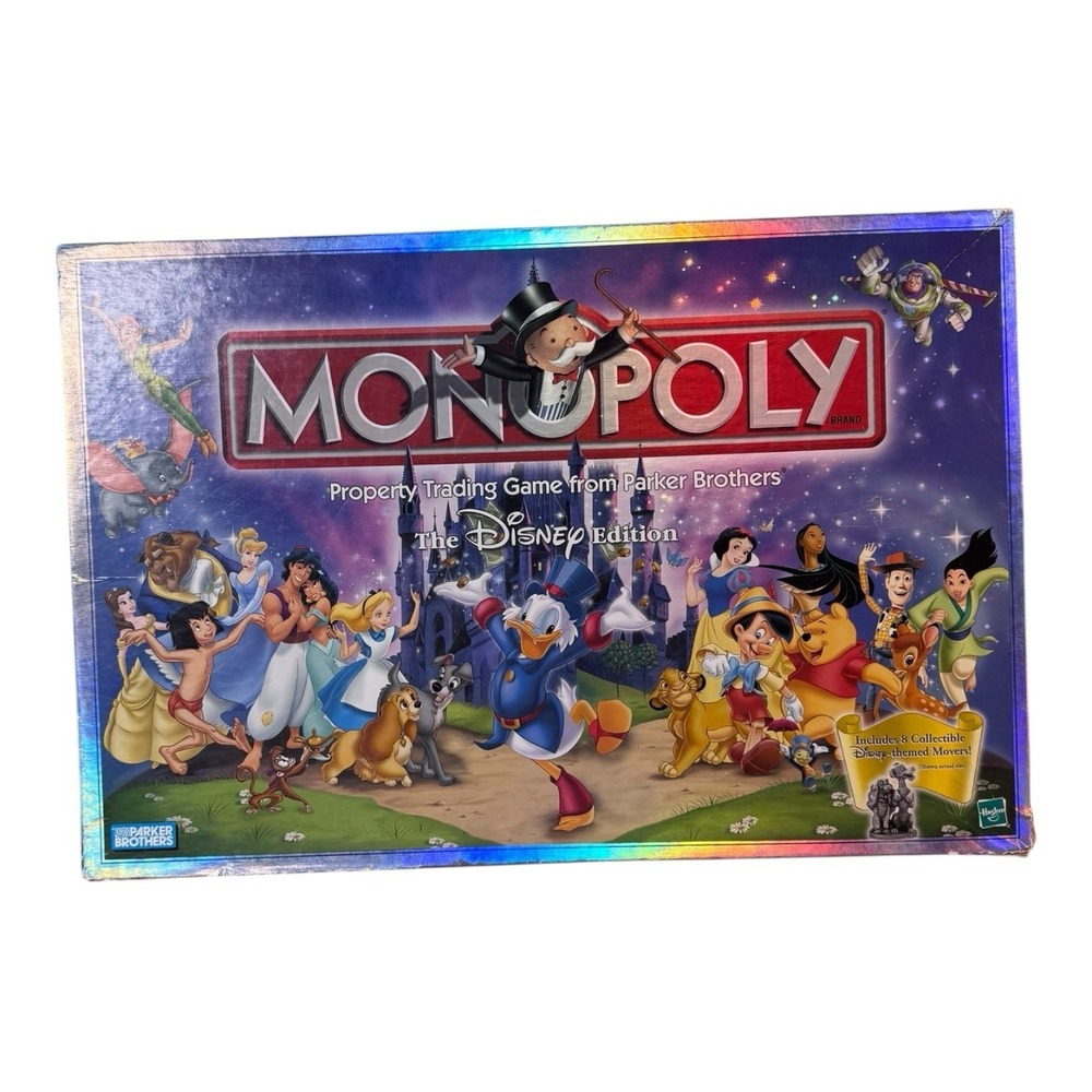Monopoly Disney Edition - 2001 Parker Brothers - Appears Complete
